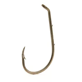   Mustad Beak Bronze 2 Geöhrter Zanderhaken mit Widerhaken 10 Stück