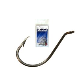  Mustad Beak Stainless Steel 3/0 mit Öhr, Widerhaken Zanderangelhaken 7 Stück