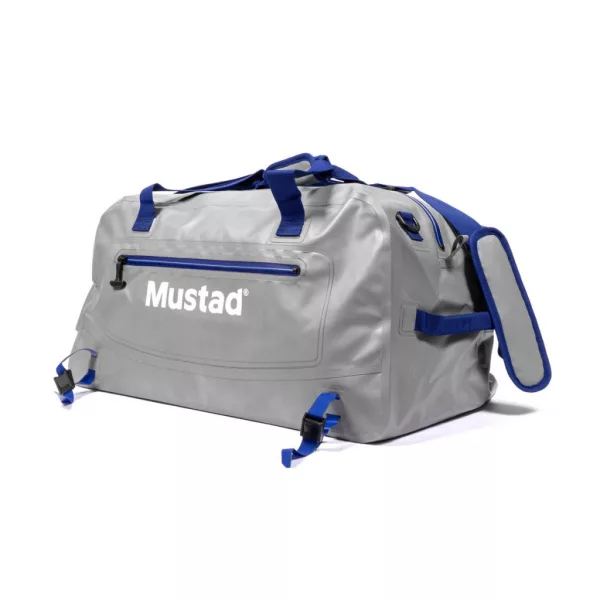Mustad Daybreak Dry Boat Bag 55L Grau-Blau Boots Tasche
