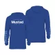 Mustad Blue Brand Longsleeve UV With Hood S Kapuzen-Langarmshirt