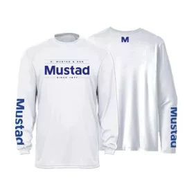 Mustad Hellgrau Brand Longsleeve UV M Langarmshirt