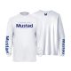 Mustad Hellgrau Brand Longsleeve UV XL Langarmshirt