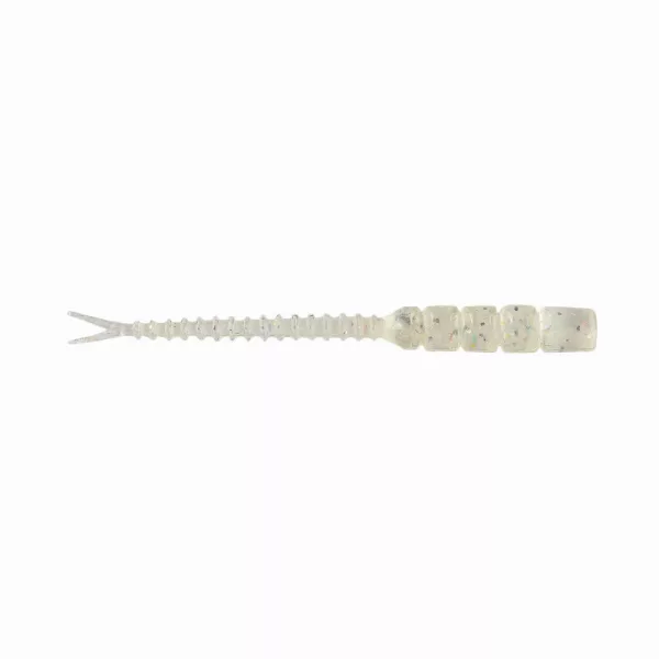 Mustad Aji Hellgramite 5,08cm Clear Rainbow Glitter Kunststoffköder 12 Stk.