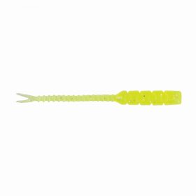   Mustad Aji Hellgramite 5,08cm Klar Chartreuse Plastikköder 12 Stk.