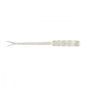   Mustad Aji Hellgramite 5,08cm Klar Leuchtend Silber Glitzer Plastikköder 12 Stk.