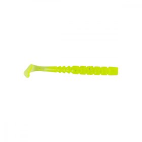   Mustad Aji Paddle Tail 5,08cm Klar Chartreuse Plastikköder 12 Stück