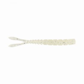   Mustad Aji Split Tail 5,08cm Weiß Luminous Plastikköder 12 Stück