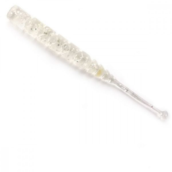 Mustad Aji Ball Tail 5,08cm Clear Rainbow Glitter Plastikköder 12 Stück