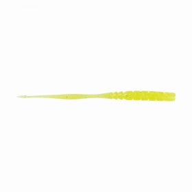   Mustad Aji Straight Tail 7,62cm Klar Chartreuse Plastikköder 12 Stück