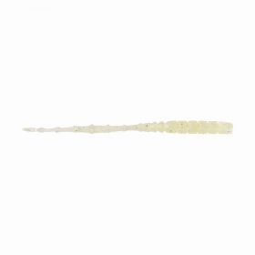  Mustad Aji Straight Tail 7,62cm Weiß Leuchtend Plastikköder 12db
