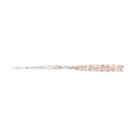   Mustad Aji Straight Tail 7,62cm UV Klar Rot Glitzer Plastikköder 12db