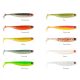 Mustad Mezashi Z-Tail Minnow 8,89cm Perlweiß Kunstköder 6 Stk.