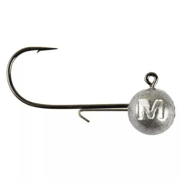 Mustad Kugel-Jigkopf mit Köderhalter 1/0 5gr Jigkopf mit Haken 6 Stk.