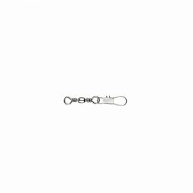   Mustad Barrel Swivel With Interlock Snap 7×B3 10 Stk. Karabinerwirbel