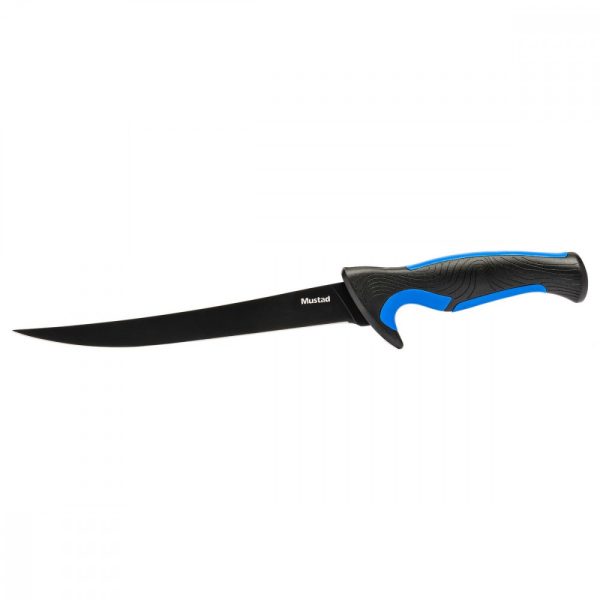 Mustad 20,32cm Blau gestreiftes Filetiermesser