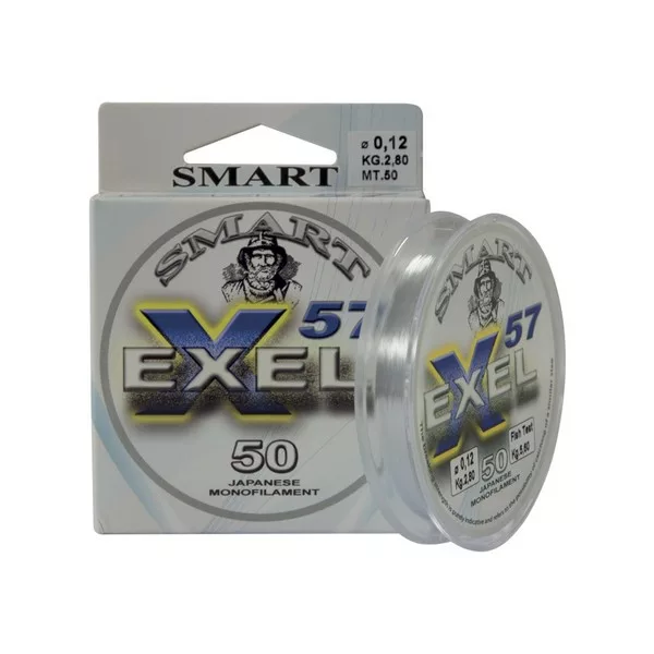 Maver Monofilo Exel 57 50m 0,080mm Monofile Vorfachschnur