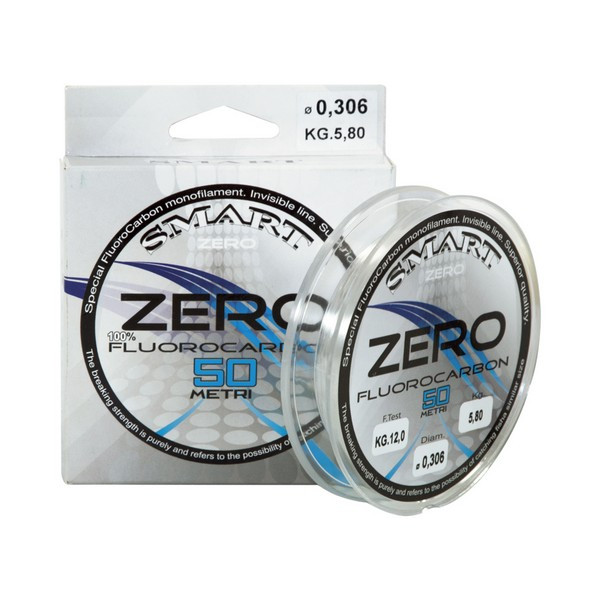 Maver Monofilo Zero Fluorocarbon 50m 0,306mm Vorfachschnur