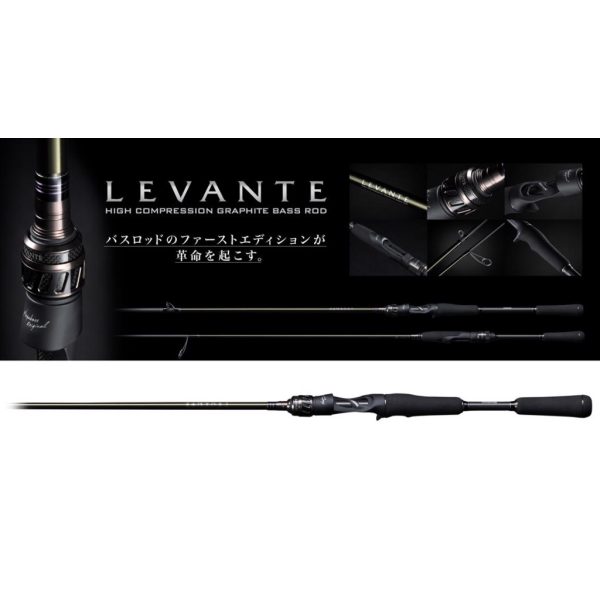 Megabass Levante JP F3-67LV Baitcast 204cm 3,5-14gr 1-teilige Casting Spinnrute