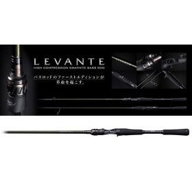  Megabass Levante JP F4-72LV Baitcast 2P 219cm 7-28gr 2-teilige Casting Spinnrute