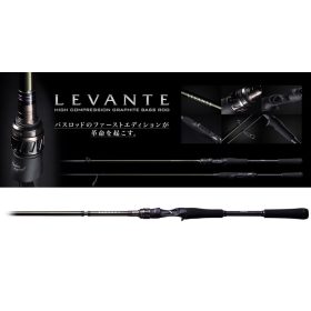   Megabass Levante JP F5-611LV Baitcast 4P 210cm 10,5-42gr 4-teilige Casting Spinnrute