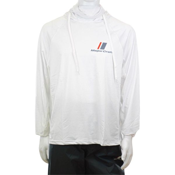 Major Craft Sun Protection Hoodie Weiß UV-Beständiges Kapuzenoberteil 2XL