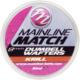   Mainline Match Dumbell Wafters Red Krill Hakenköder 8mm 50ml