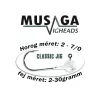 Musaga Classic 6 1gr Jigkopf 5Stk