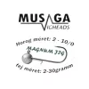 Musaga Magnum 6/0 7gr Jigkopf 3 Stk.