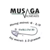 Musaga Swallow 1 1gr Jigkopf 4 Stk