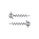 Fox Rage Mega Screws Bulk 15gr Schraub-Jigkopf 20 Stk.
