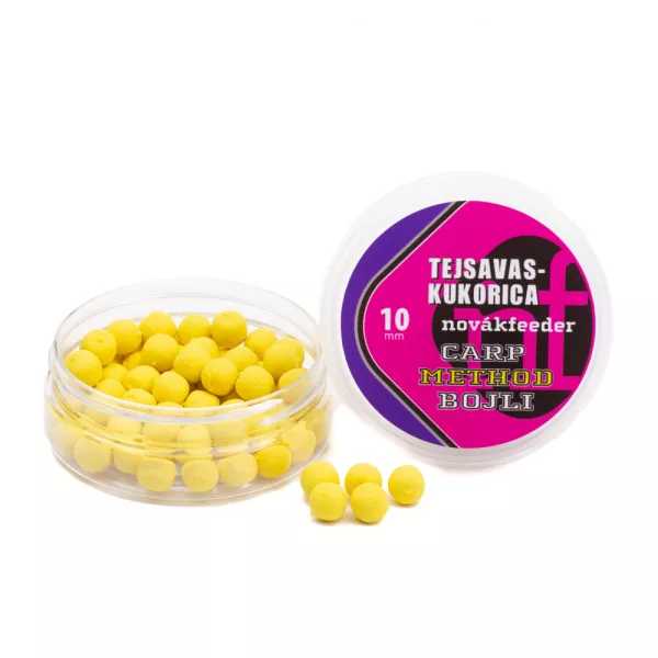 Novák Feeder 10mm Milchsäure-Mais Carp Method Boilie 25gr