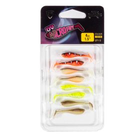   Fox Rage Micro Fry UV Mixed Colour Pack 4cm Kunststoffköder 8 Stk.
