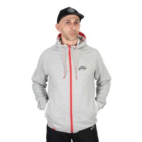   Fox Rage Voyager Zip Hoody Light Grey Reißverschluss-Kapuzenpullover M