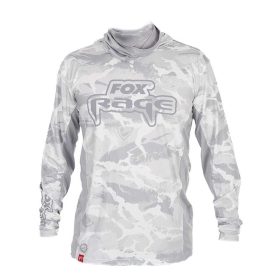 Fox Rage UV Kapuzen-Leicht-Camo-Top Kapuzenpullover XL