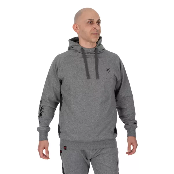 Fox Rage Voyager Grauer Hoody Kapuzenpullover M