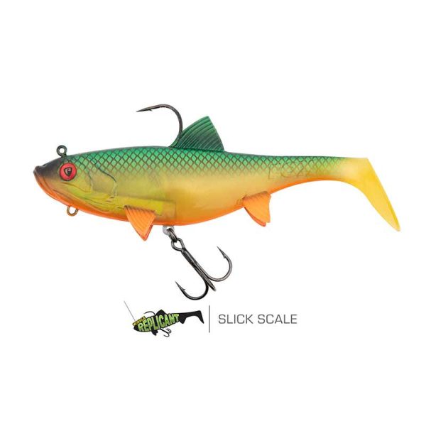 Fox Rage Wobble Replicant 14cm 55gr Slick Scale Gummifisch