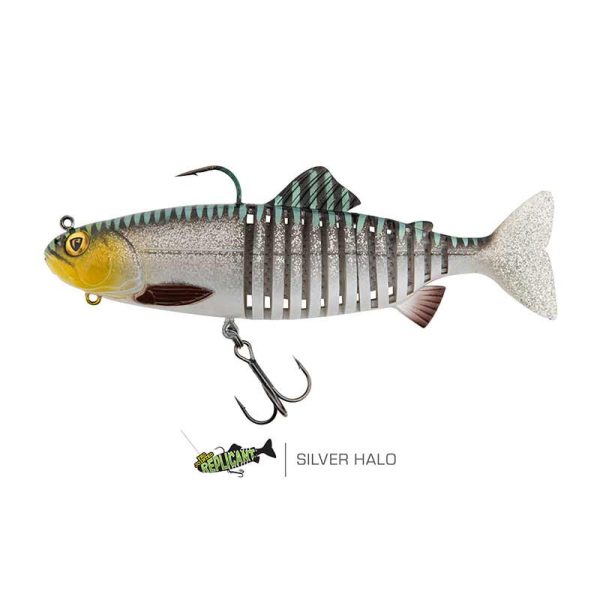 Fox Rage Jointed Replicant 20cm 120gr Silver Halo Gummifisch