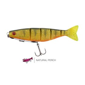   Fox Rage Pro Shad Jointed Loaded 14cm UV Natural Perch Gummifisch
