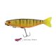 Fox Rage Pro Shad Jointed Loaded 18cm UV Natural Perch Gummifisch