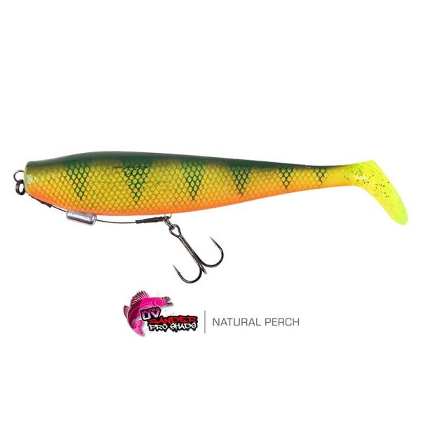 Fox Rage Zander Pro Shad 18cm Bestückt UV Natural Perch Gummifisch