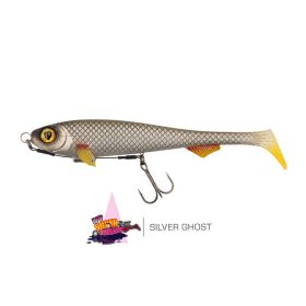   Fox Rage Super Slick Shad 18cm Loaded UV Silver Ghost Gummifisch