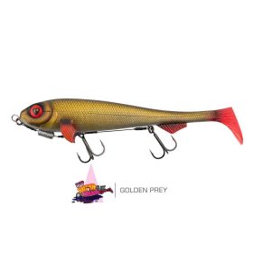   Fox Rage Super Slick Shad 23cm Loaded UV Golden Prey Gummifisch
