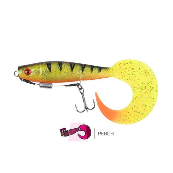 Fox Rage Pro Grub Loaded 12cm 17gr UV Perch Kunstköder