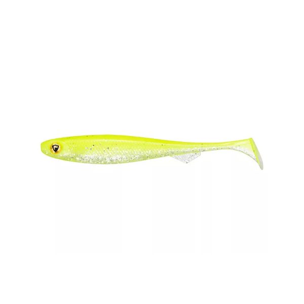 Fox Rage Slick Shad Ultra UV 11cm Chartreuse Gummiköder