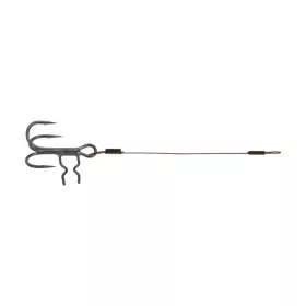   Fox Rage Strike Point Mittlerer Köder 12cm 40lb Größe 1 Stinger Rig 2Stk