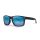 Fox Rage Transparent Black Brown Lens Mirror Blue Sunglasses Sonnenbrille