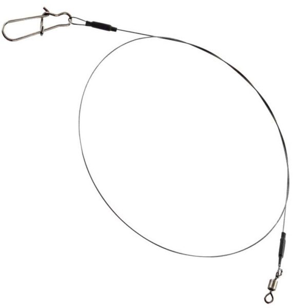 Fox Rage Rage Strike Point Jerk Leader Single Strand Titanium Raubfischvorfach 2 Stk. 1,0mm 40cm