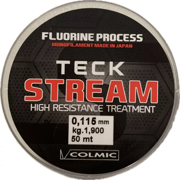 Colmic Teck Stream 50m 0,115mm Monofil Vorfachschnur
