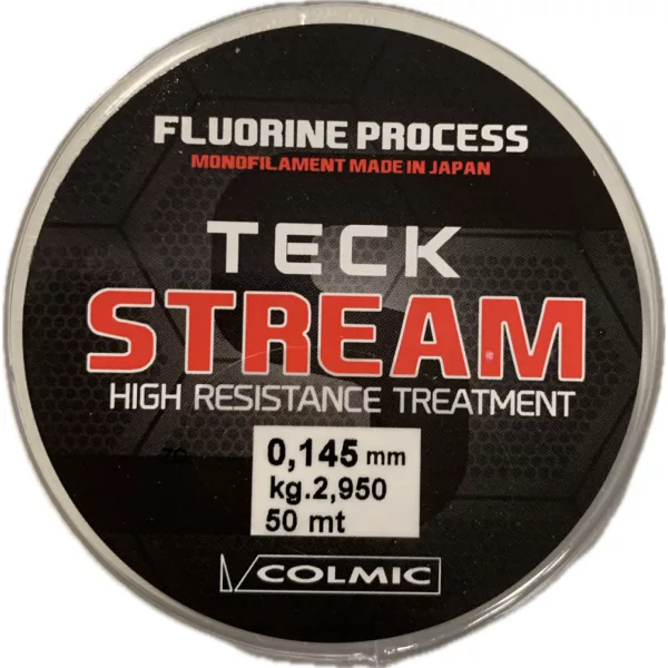 Colmic Teck Stream 50m 0,145mm Monofil Vorfachschnur