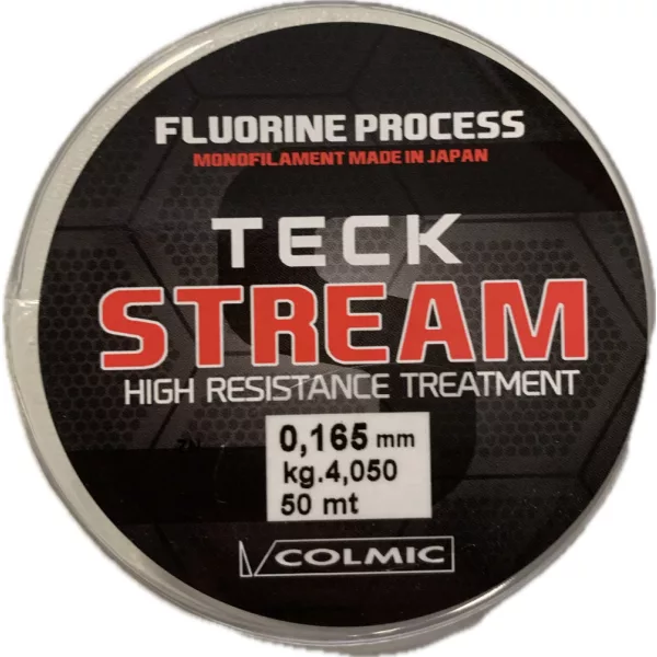 Colmic Teck Stream 50m 0,165mm Monofil Vorfachschnur